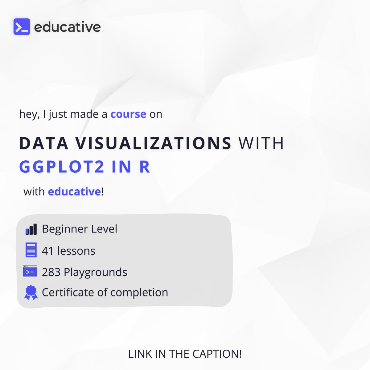 Dev_Subhash21's tweet photo. Elevate your #dataviz  skills in R! Master #ggplot2 core components, charts, layering, aesthetics, and annotations to craft eye-catching visuals effortlessly for any #DataScience project.  
🔗Link: https://t.co/bzCZQoz3l9

#𝐄𝐝𝐮𝐜𝐚𝐭𝐢𝐯𝐞𝐂𝐁𝐂𝐀 #rstats #DataAnalytics https://t.co/ZSeanx5wO1