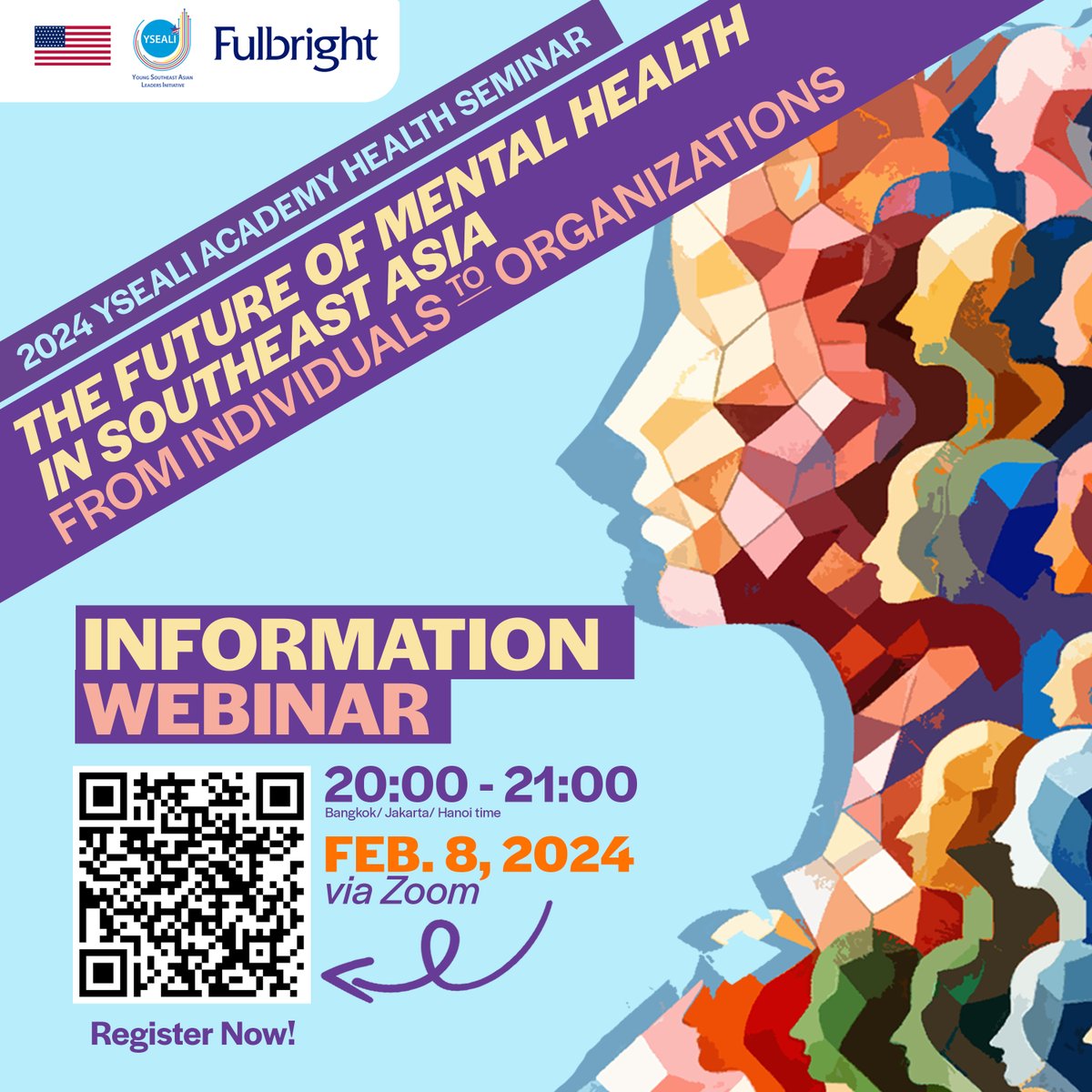 Join this information session to delve into the details of the upcoming #YSEALIAcademy seminar! 📆 SAVE THE DATE: “The Future of Mental Health in Southeast Asia: From Individuals to Organizations” Seminar info session Thursday, February 8 at 8 PM (GMT+7) 🔗 Register at:…