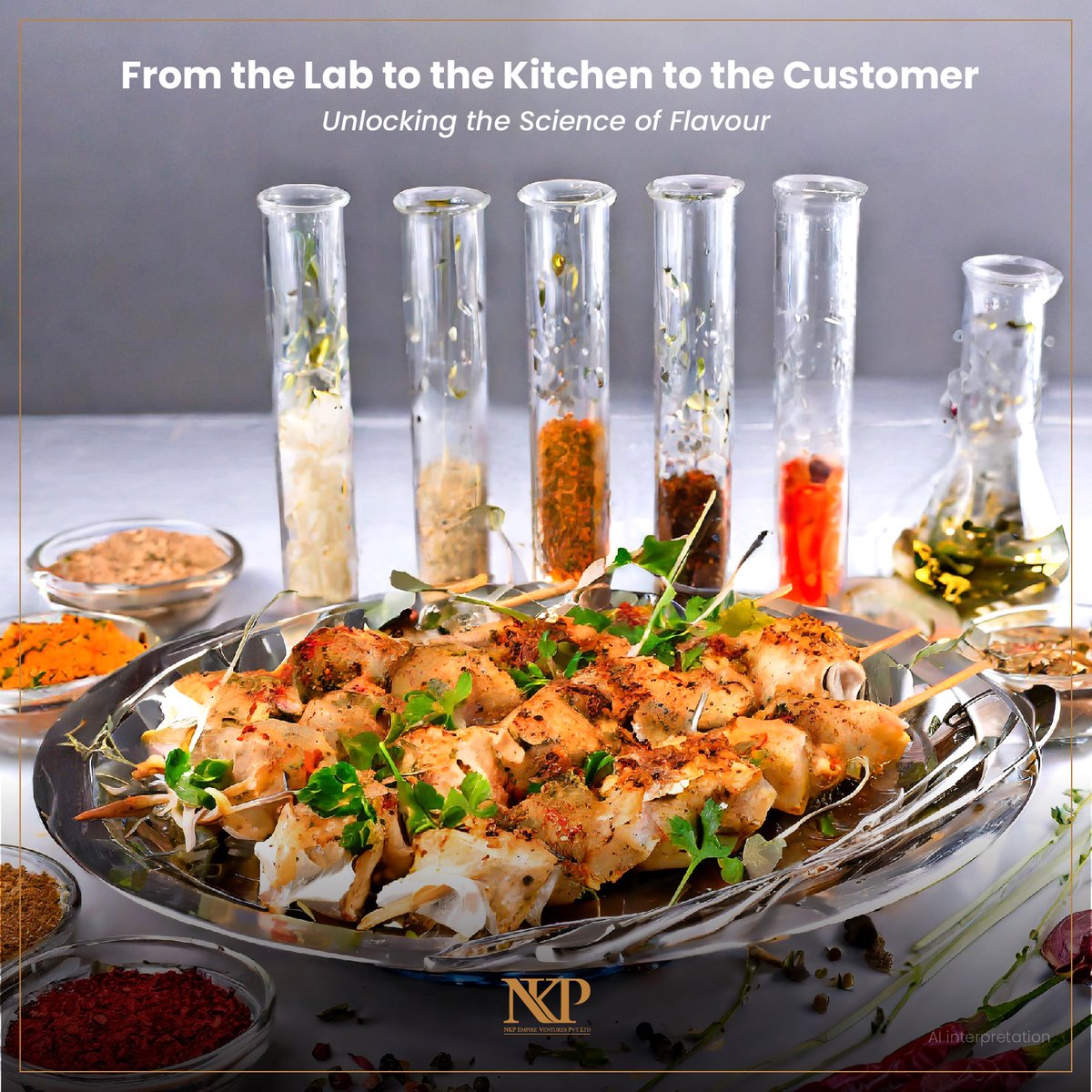 NKPEmpire's tweet image. Ever wonder why our food tastes so incredible? It's not jThink food is all fluff and no science? Not at NKP Empire! Every bite is a delicious equation of flavour, texture, and culinary magic. ​

#NKPEmpireVentures #ScienceOfFood #FoodInnovationAlways