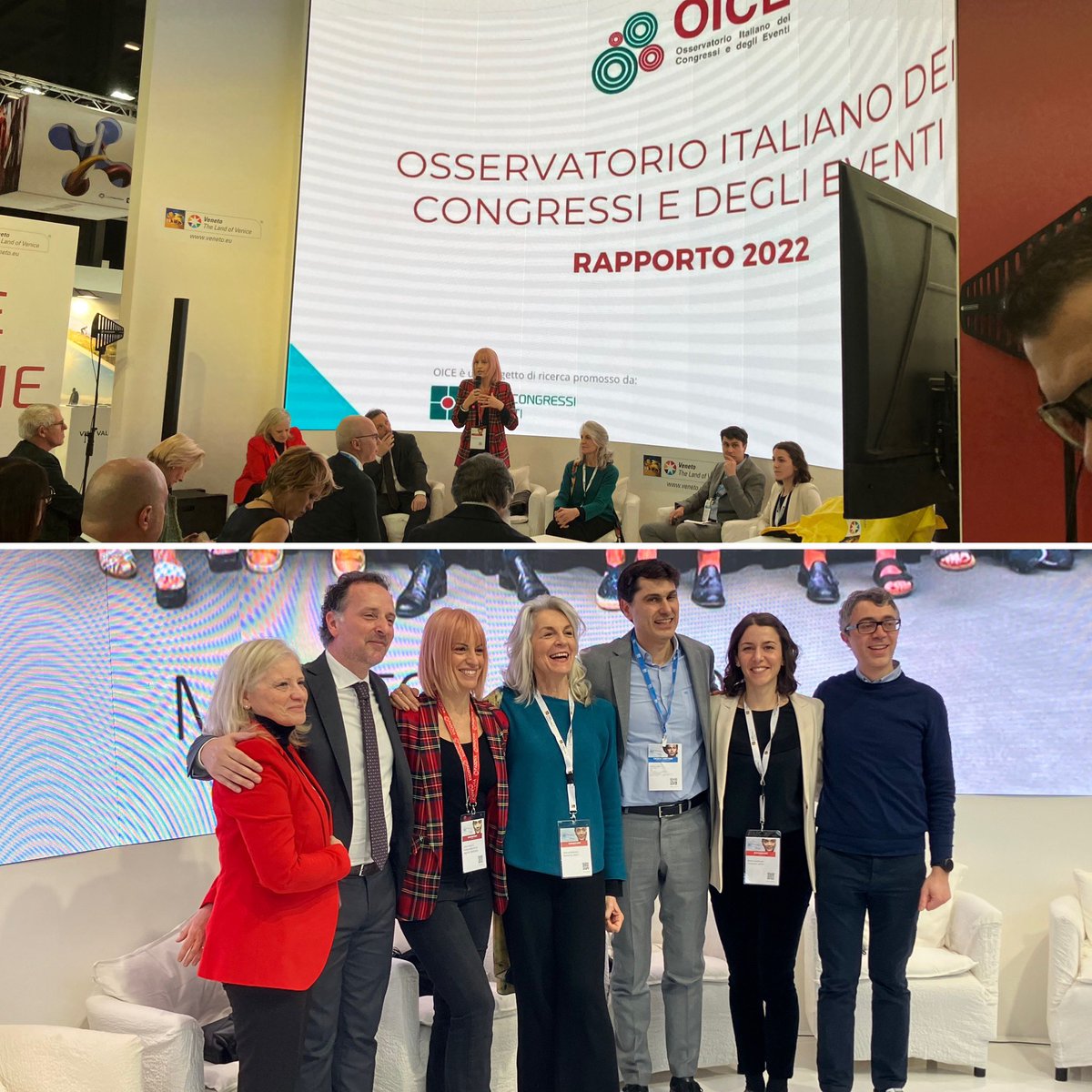 gentile_gabri's tweet photo. #bit2024: si è parlato anche di meeting industry allo stand della Regione Veneto, attraverso la fotografia delle principali destinazioni MICE della regione scattata dall’#OICE @Federcongressi https://t.co/oLRqz0QKV7