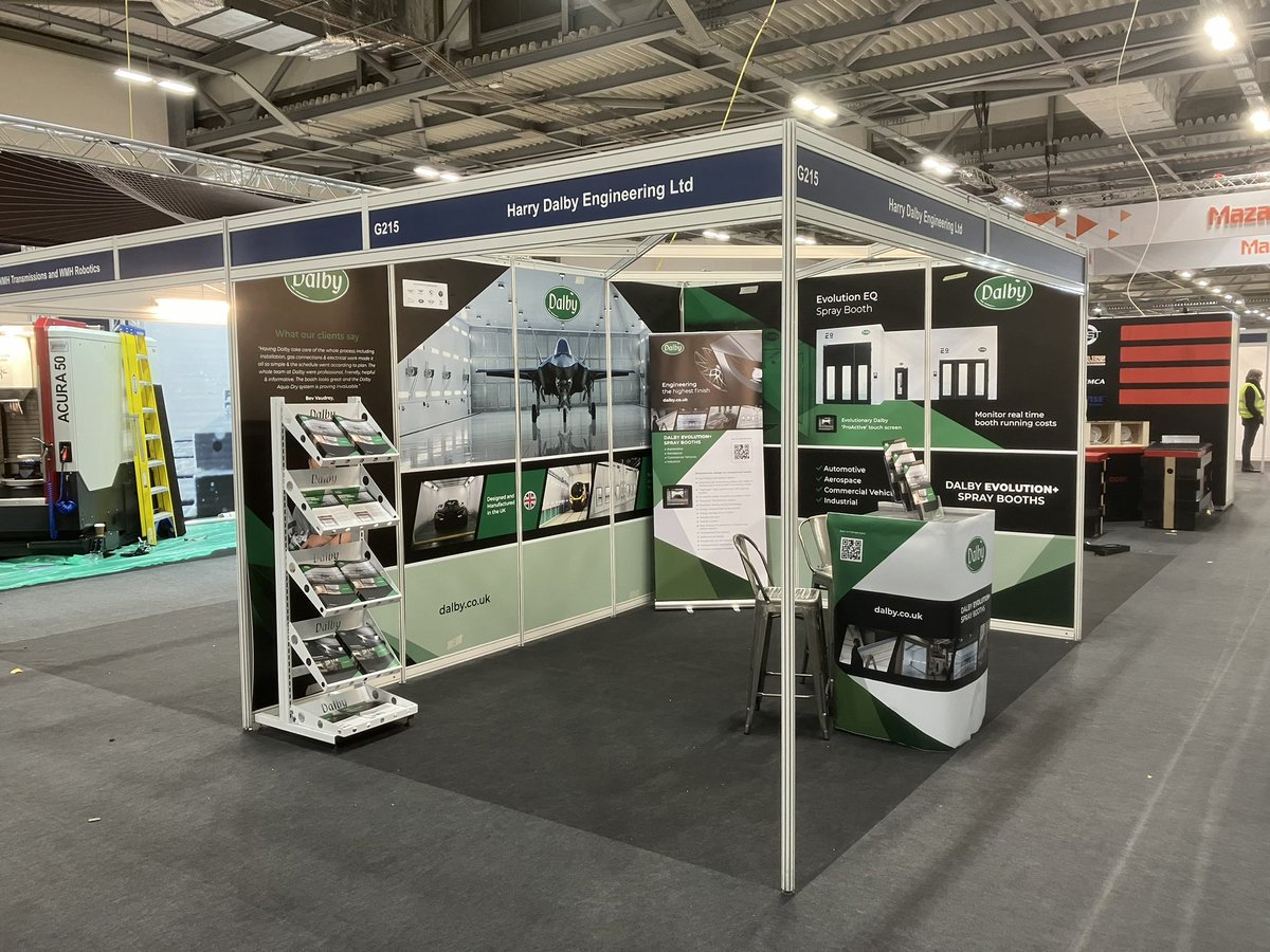 Good morning from the Southern Manufacturing show, doors open @ 9.30am.  Visit the team on stand G215 to chat about your spray booth requirements. 

#surfaceworld #dalby #dalbyspraybooth