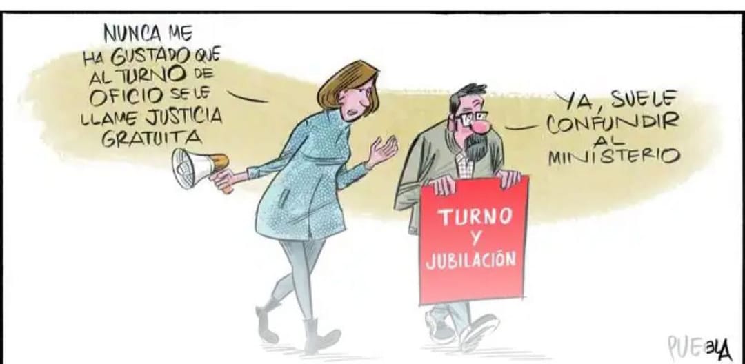 Es justicia pública. No gratuita.
#Huelga21N #TurnoOficioDigno