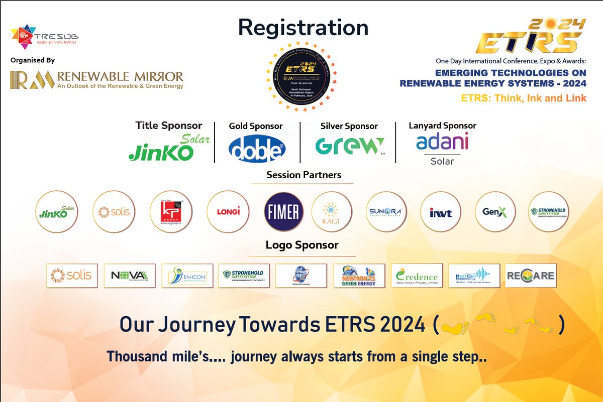 renewablemirror's tweet photo. Join us on a journey that will change the way we think about sustainable energy.
Don't miss out on this incredible chance to be a part of the making of history.
Only 2 Days left Register Now: https://t.co/arUgR59eWf
#ETRS2024 #etrs #renewablemirror #tresubmedia https://t.co/wqysPHsRq3