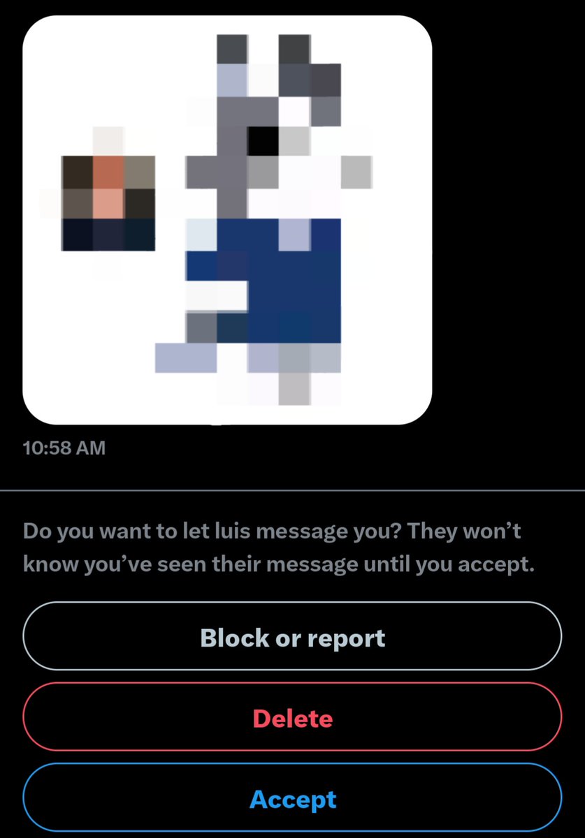 BlueyCommunity's tweet photo. Hello guys, because our DMs are filling up, for some reason, with drawings of pedophiles, murderers, dictators, etc. We are closing our DMs until further notice. I hope you have a nice day, afternoon or night, we love you. 💙 https://t.co/6BNQSqmC3C