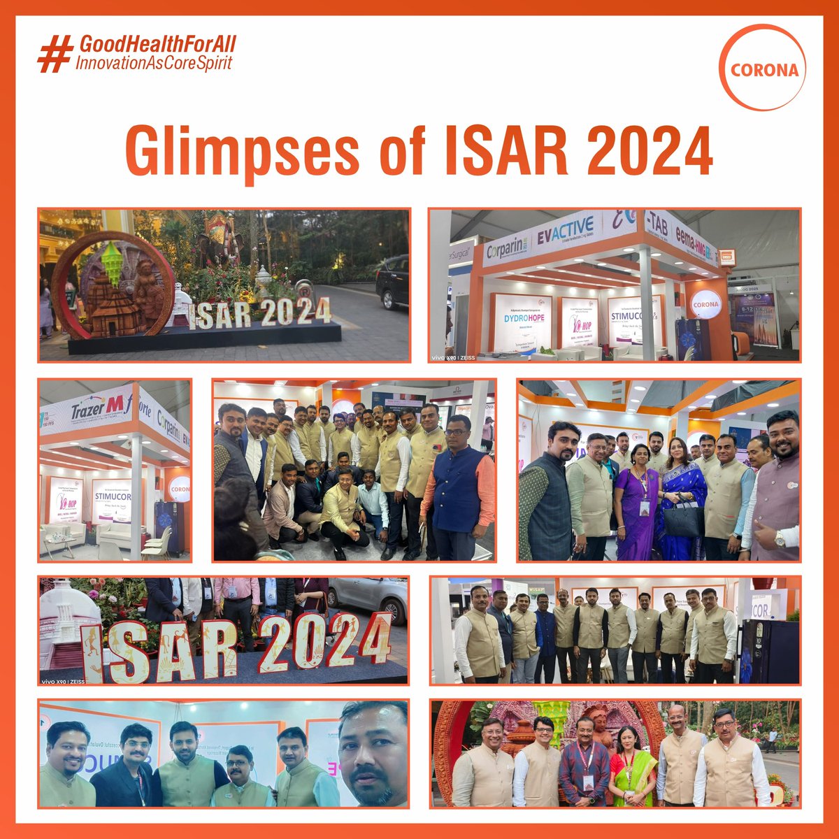 Glimpses of our participation in 28th Annual Conference of Indian Society of Assisted Reproduction - ISAR 2024, Bhubaneswar - held from February 2 - 4, 2024

The encouragement we received has inspired us to further advance in the field.

#CORONA #coronaremedies #GoodHealthForAll