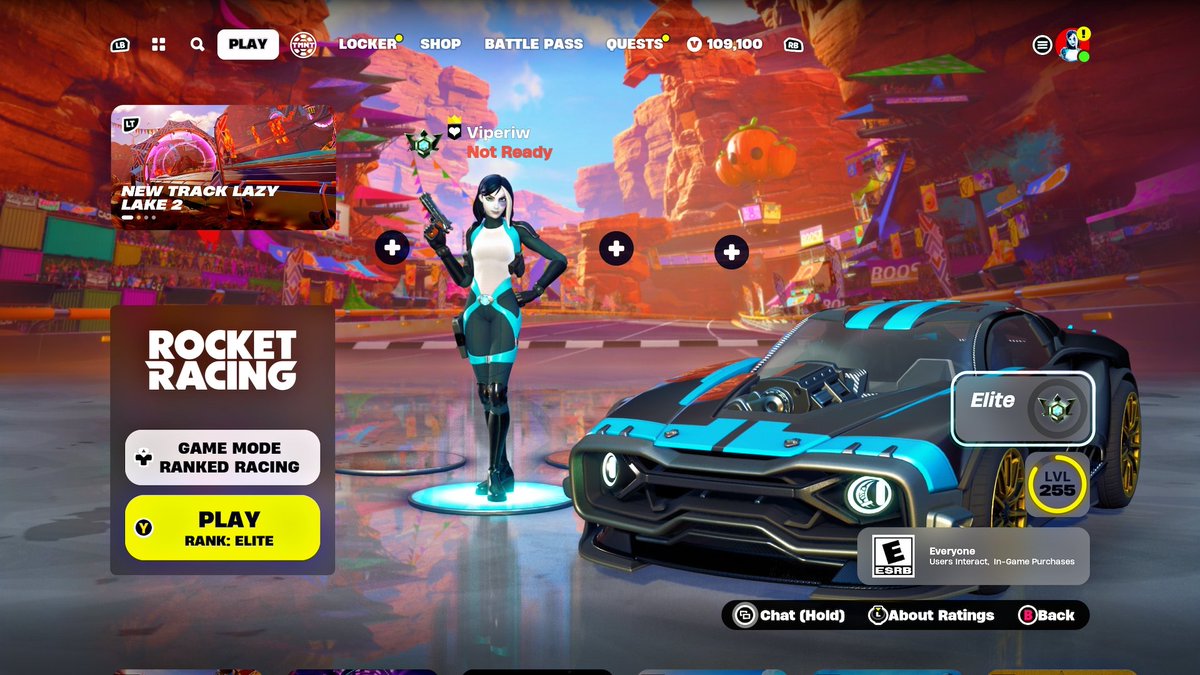 VIPER_FSX's tweet image. RR Rank Elite 

#Fornite #RocketRacing #RR #Ranked