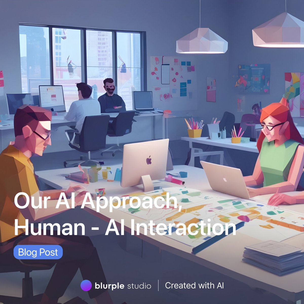 blurplestudio's tweet photo. Learn about our interaction with artificial intelligence and some of our plans, read our content "Our AI Approach, Human - AI Interaction" published in the News category on our website.

🌐 https://t.co/Hk4TBrlqnS

#ai #ux #userexperience #humandesign #aidesign https://t.co/hTF0MOm81z