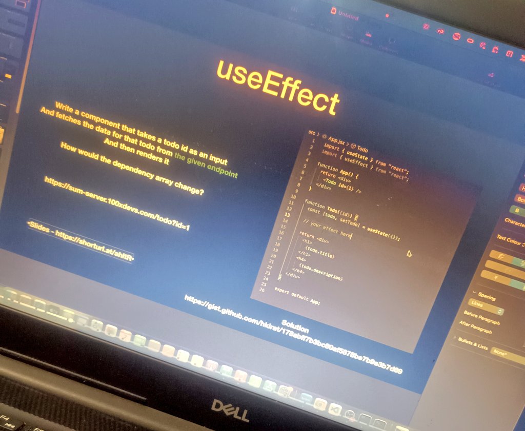 _bhavna_garg_'s tweet photo. Completed 6.2 and 6.3 of Cohort 2
Learned various hooks of react -
👉useEffect,
👉useMemo,
👉useCallback,
👉custom Hooks.
🛑 @kirat_tw Grateful for patient teaching and eager to apply these skills.🛑
#React #CodingJourney #100DaysOfCode #CodeNewbie #codeWithHarkirat #100x https://t.co/VQFdNl1fVL