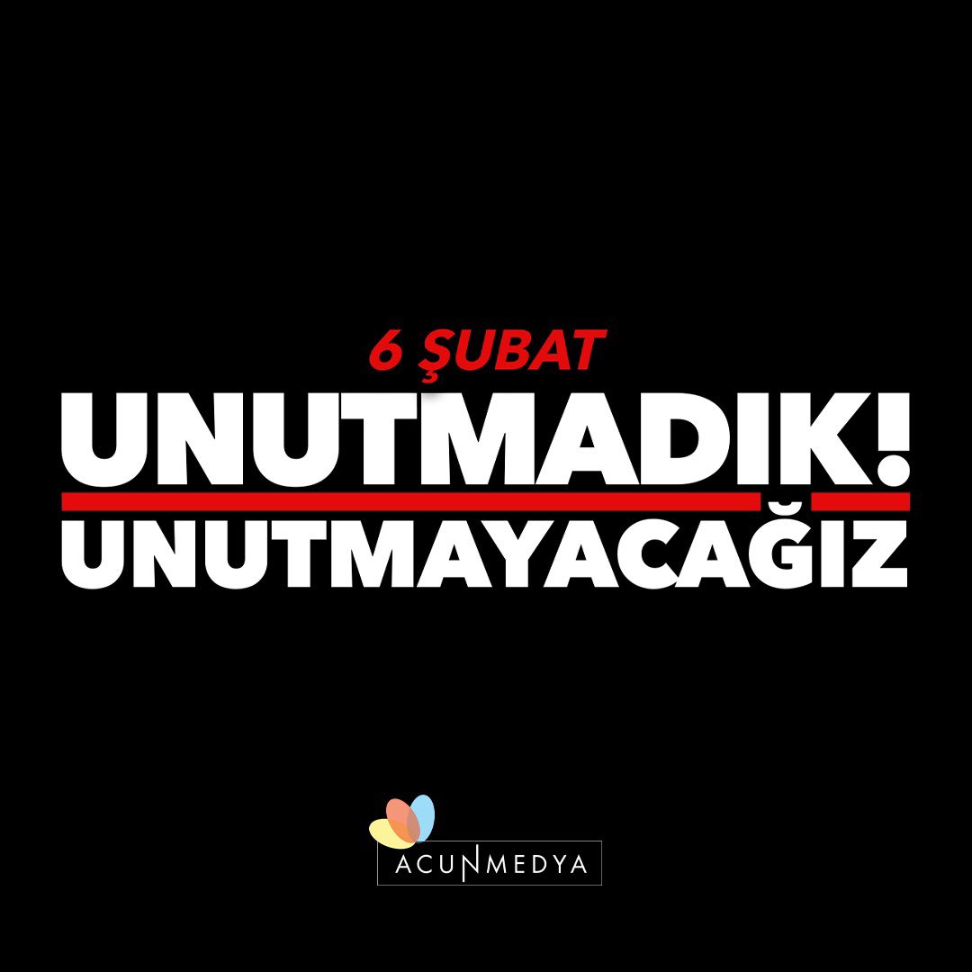 6 Şubat’ta yaşanan deprem felaketinin yıl dönümünde hayatını kaybeden vatandaşlarımıza rahmet, yakınlarına ve tüm ülkemize başsağlığı diliyoruz. Unutmadık, unutmayacağız.