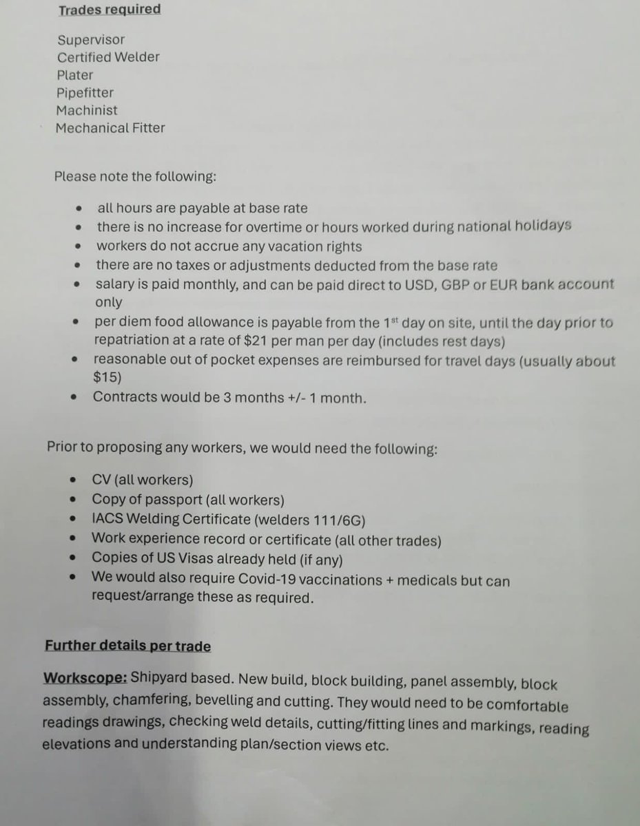 <a href="/neonetocrat/">cryptomiz</a> <a href="/EAweldinginst/">East African Institute Of Welding</a> are recruiting for USA (am serious) Please retweet.