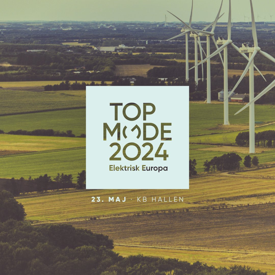 Sæt et kryds i kalenderen og tilmeld dig #Topmøde24! Den 23. maj stiller vi skarpt på et Elektrisk Europa, når vi samler vigtige aktører fra #dkgreen og #dkpol i KB Hallen. Tilmeld dig her👇🏼 greenpowerdenmark.dk/kalender/topmo… #dkenergi