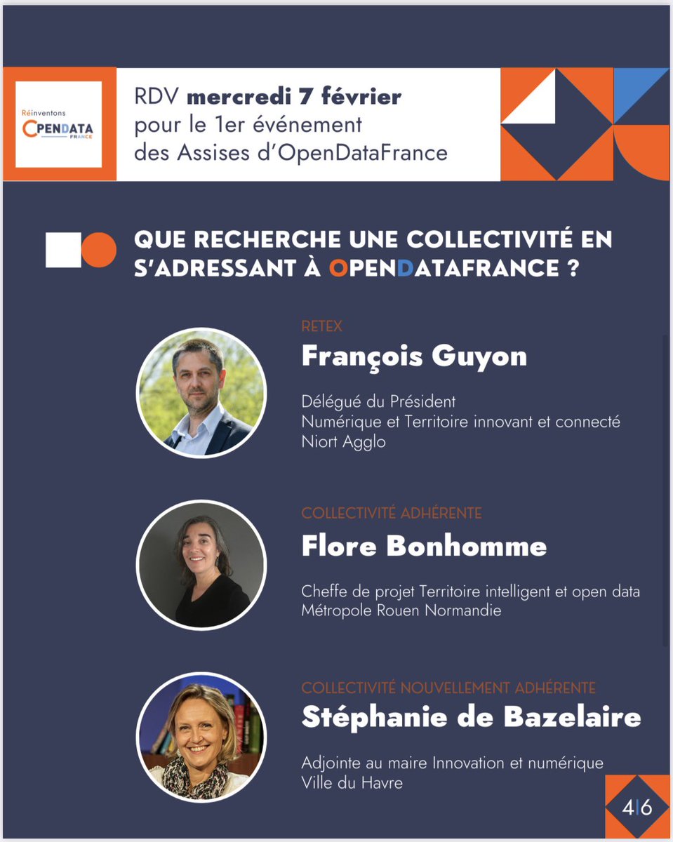 C_Nebbula's tweet photo. 🆕 Demain, c’est le 1er événement des Assises d’ @opendata_fr, après un mois de consultation auprès des collectivités et partenaires : merci aux intervenants de venir parler #data sans tabous ! 

📆 mercredi 7/02, à 17h, en ligne. 
Inscriptions 👉 https://t.co/veThNKLuXn https://t.co/TwoKAYh4pa