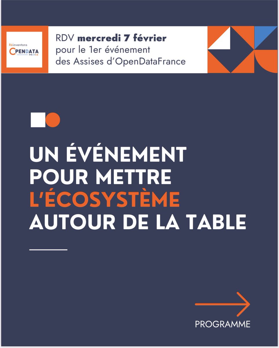 C_Nebbula's tweet photo. 🆕 Demain, c’est le 1er événement des Assises d’ @opendata_fr, après un mois de consultation auprès des collectivités et partenaires : merci aux intervenants de venir parler #data sans tabous ! 

📆 mercredi 7/02, à 17h, en ligne. 
Inscriptions 👉 https://t.co/veThNKLuXn https://t.co/TwoKAYh4pa