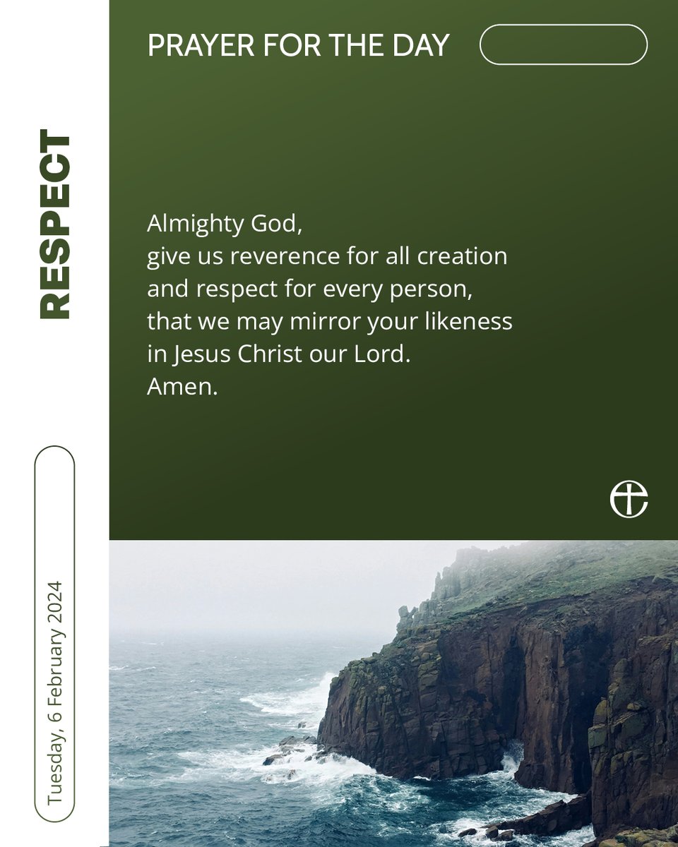 Lord, graciously hear us.

Today's prayer is available in plain text and audio formats at cofe.io/TodaysPrayer.