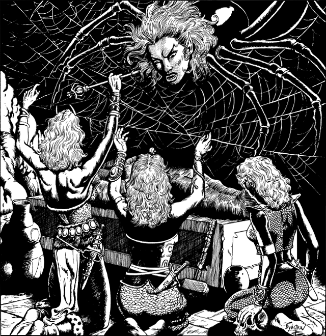 TywinResists's tweet image. Lolth be praised. ALL VICTORY IS HER DOING.
#DnD #DnD2E #AdvancedDnD #TTRPGs #Drow