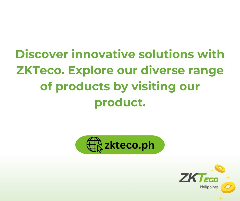 Why ZKTeco?

✅Unparalleled quality
✅Varied product selection
✅Innovation at its best
✅Customer satisfaction guaranteed

Visit our website now to explore the full spectrum of products and find the perfect match for your needs. Click the link below and embark on a journey of