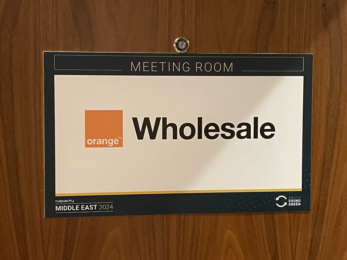 emmanuelrochas's tweet photo. Off we go ! So excited to be back in #dubai this week for Capacity Middle East 2024. We, the @OrangeWholesale international team, are here, ready to greet our partners of the region and beyond. You are welcome at our meeting room 255 ! @capacitymedia https://t.co/hgMTL4kRUu