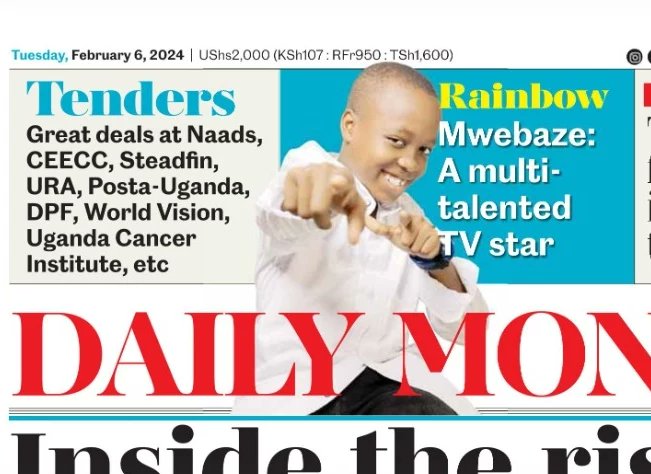 Yes, why not? Find our more on my dreams and future plans in today's Daily Monitor. Just getting started...

#jdctvseries #jumia #JesaJus #kidmodel #kidactor #childmodel #actor #toys #gadgets #pcworld #dstv #dailymonitor #junioraccount #mtnug #regalpaints #pepsi