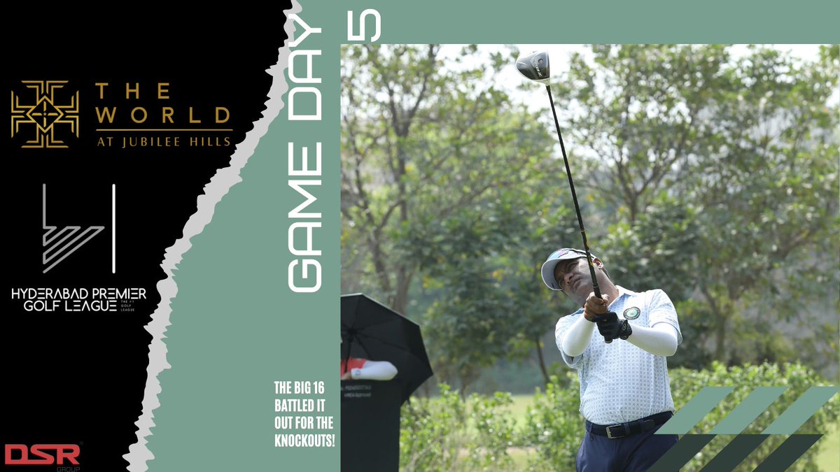 HPGL13's tweet photo. Highlights from Game Day 5!
#HPGL #Season4 #TheWorld #GolfLeague #GameDay #RoundFive #Quarterfinals #Knockouts #Highlights #SportsHighlights #GolfHighlights #Golf #Golfers #IndianGolfers #GolfinIndia #GolfClub #GolfTournament #GolfChannel #GolfDay #Sports #Hyderabad #India https://t.co/cSPapWFXJB