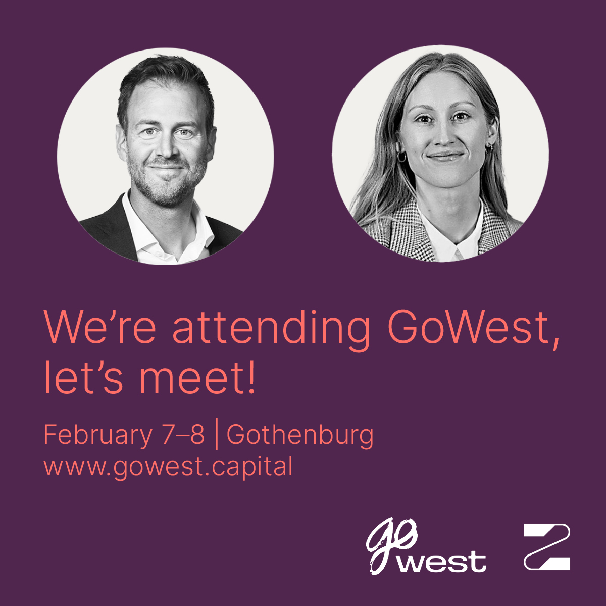 Meet us at GoWest - Nordic Venture Capital Forum this week! 🤝 Will we see you there?