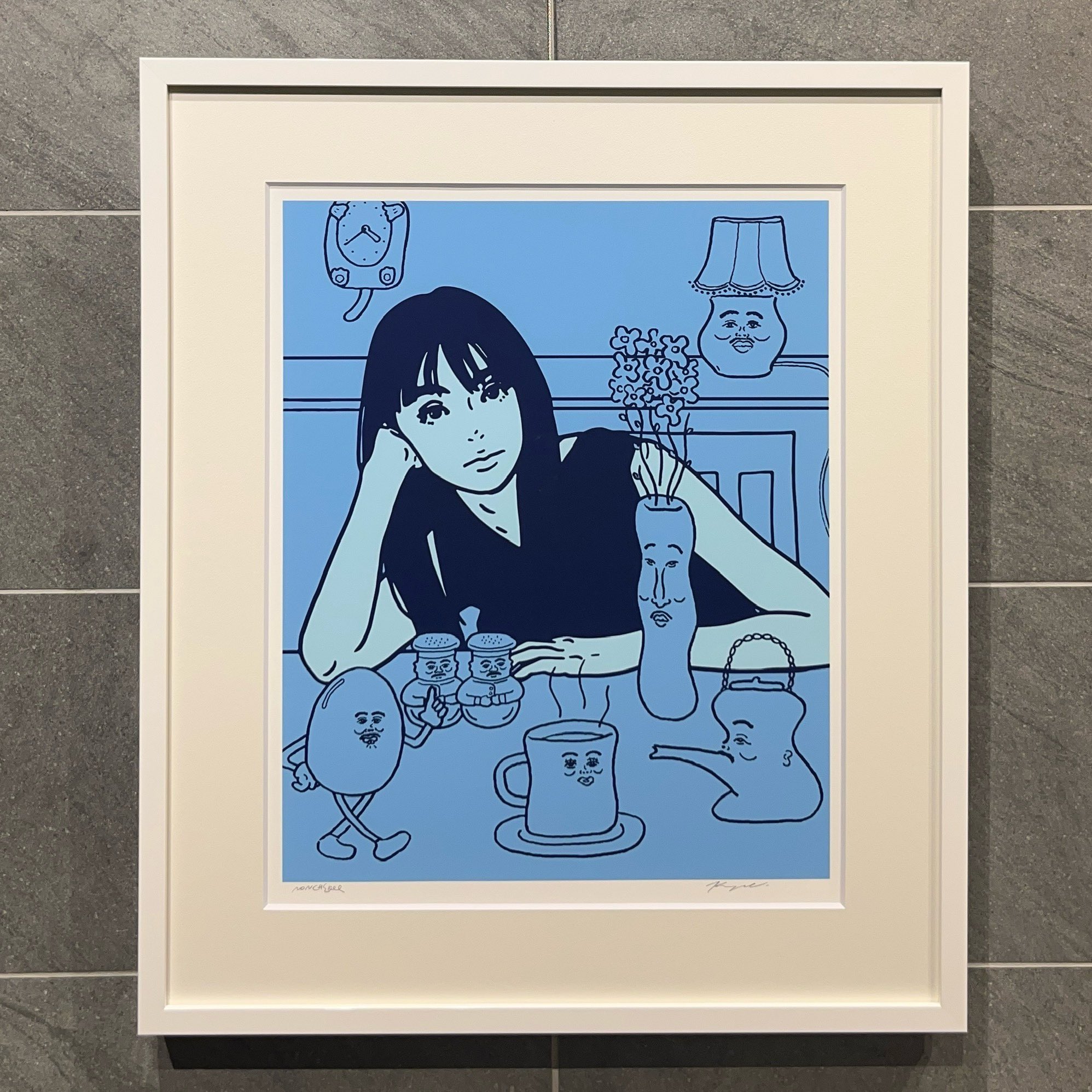 版画 KYNE NONCHELEEE Untitled 2023 Blue KYNE NONCHELEEE untitled 2023 Blue ブルー 絵画