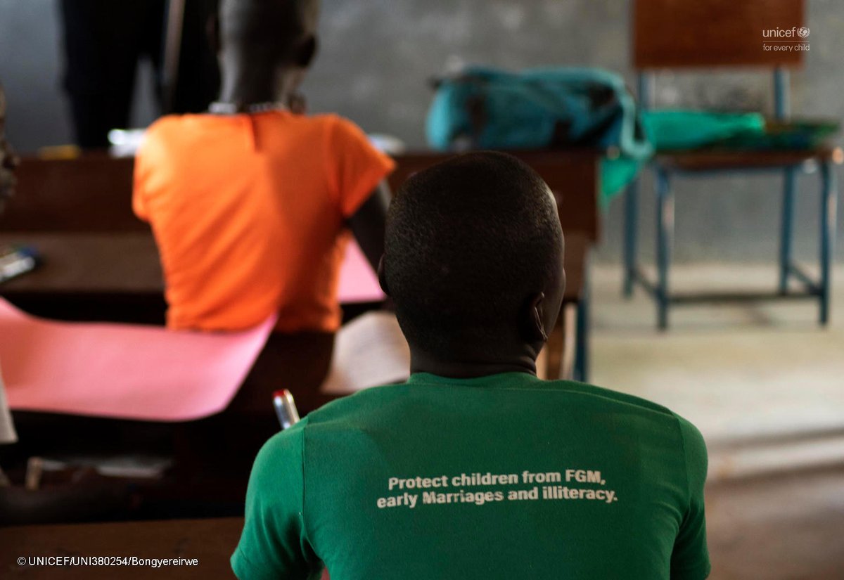 UNICEFUganda's tweet photo. Annually, The International Day of Zero Tolerance for #FGM is observed on February 6️⃣. 

🌍𝟏 𝐢𝐧 𝟒 𝐬𝐮𝐫𝐯𝐢𝐯𝐨𝐫𝐬 underwent female genital mutilation by a health worker!

We need to invest in &amp; amplify the voices of FGM survivors.#HerVoiceHerFuture #HerVoiceMatters #EndFGM https://t.co/wTJOBPBzKq
