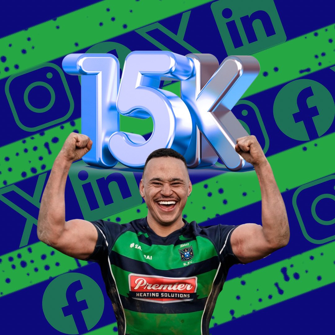 Abbey RFC (@abbeyrugbyclub) on Twitter photo Celebrating a huge milestone of a 15k following across our official club social media platforms from both the @abbeyrugbyclub and <a href="/abbeyrfcwomen/">Abbey RFC Women</a> profiles.
If youβre a business looking to associate with a community sports club, drop us a DM today!
#AbbeyRFC #AbbeyWomen Celebrating a huge milestone of a 15k following across our official club social media platforms from both the @abbeyrugbyclub and <a href="/abbeyrfcwomen/">Abbey RFC Women</a> profiles.
If youβre a business looking to associate with a community sports club, drop us a DM today!
#AbbeyRFC #AbbeyWomen