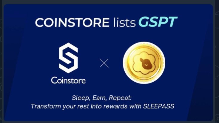 FrancisDom16107's tweet photo. 💤💰 Make your sleep work for you with SLEEPASS ($GSPT)! 🚀 Explore GameFi, earn $SPT and exclusive NFTs, and transform your sleep into profits. Don't miss out – join the revolution now! #CryptoGameFi  #SLEEPASS #スリーパス #Web3 #Coinstore
@SleepassApp @CoinstoreExc https://t.co/d7mK2I7Kw7