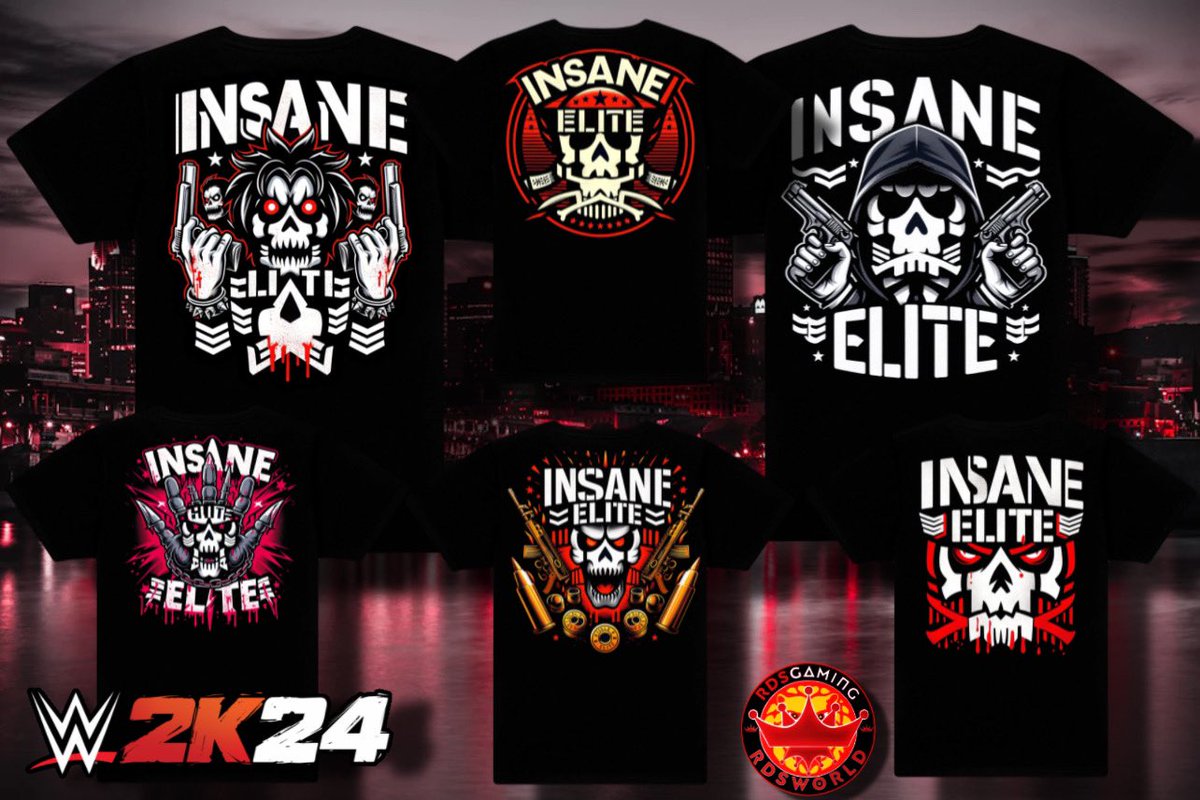 Brand new merch coming to #WWE2K24 for <a href="/INSANEELITE2K13/">INSANE ELITE</a> <a href="/RealBigman22/">The BigMan</a> <a href="/TheOkayOneTAC/">The Blackheart - TAC</a> <a href="/RDSWORLD20/">RDSWORLD</a> <a href="/WWEgames/">#WWE2K25</a>