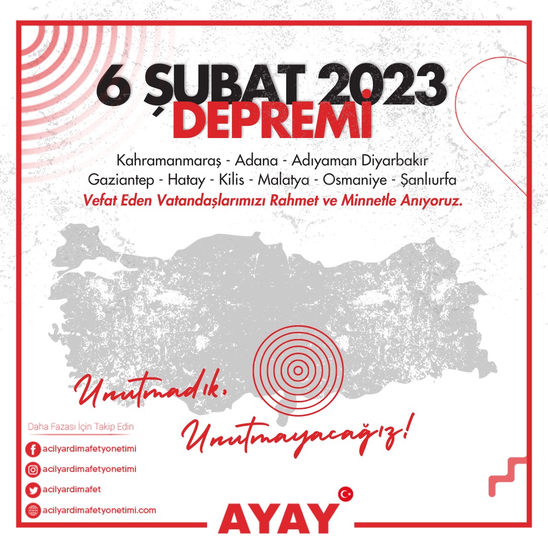 AYAY (@acilyardimafet) on Twitter photo Bu gece uyuyamayanlar, o sabah uyanamayanları hiç unutmadılar..
#6subat2023 Bu gece uyuyamayanlar, o sabah uyanamayanları hiç unutmadılar..
#6subat2023