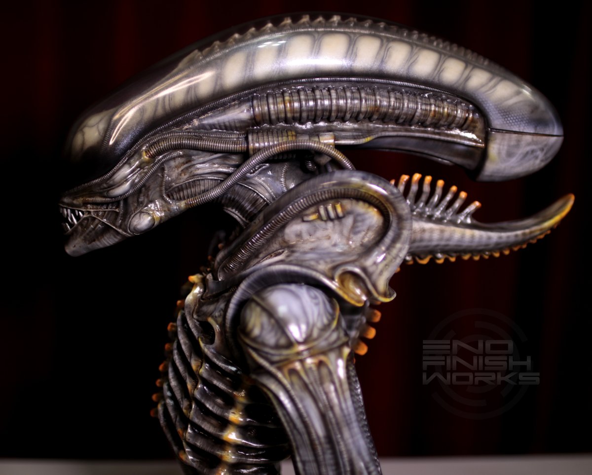 eno0666's tweet photo. Happy birthday H.R. GIGER.

ギーガーの誕生日に一日間に合わなかったけど
アームバスト完成致しました

こちらの個体はとある会場で一般展示が出来るべく調整中

続報をお待ち下さい

#ロズウェルアームカスタム 
#エイリアン
#ALIEN 
#GIGER https://t.co/AtU4nMxuXs