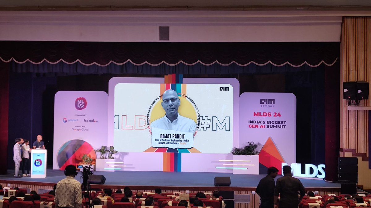 TibilSolutions's tweet image. Tibil&apos;s Data Science and Machine Learning teams had an incredible time at MLDS 2024, India&apos;s largest Gen AI Summit organized by @Analyticsindiam! Engaging talks, insightful presentations, and hands-on workshops made it a truly enriching experience.