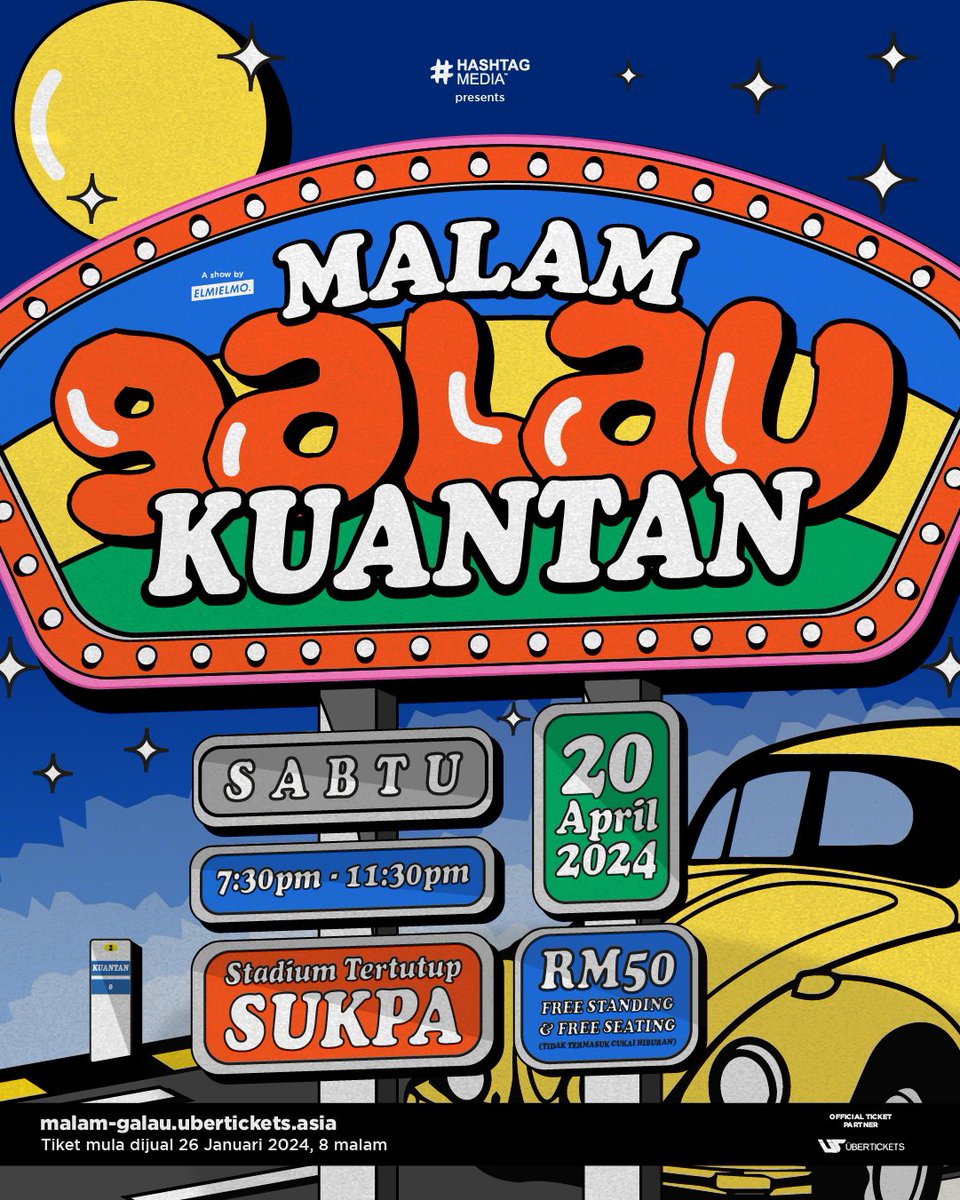 Sebenarnya ada sedikit menyesal buat Malam Galau Kuantan dekat tempat yang besar. Jualan tiketnya tak sama macam KL, JB, Penang dan Melaka.

Setakat ni Kuantan lagi sikit dari Kota Kinabalu. Kota Kinabalu dah dekat 1300 keping. Kuantan baru lepas 1250 keping.

Tapi event lagi 2