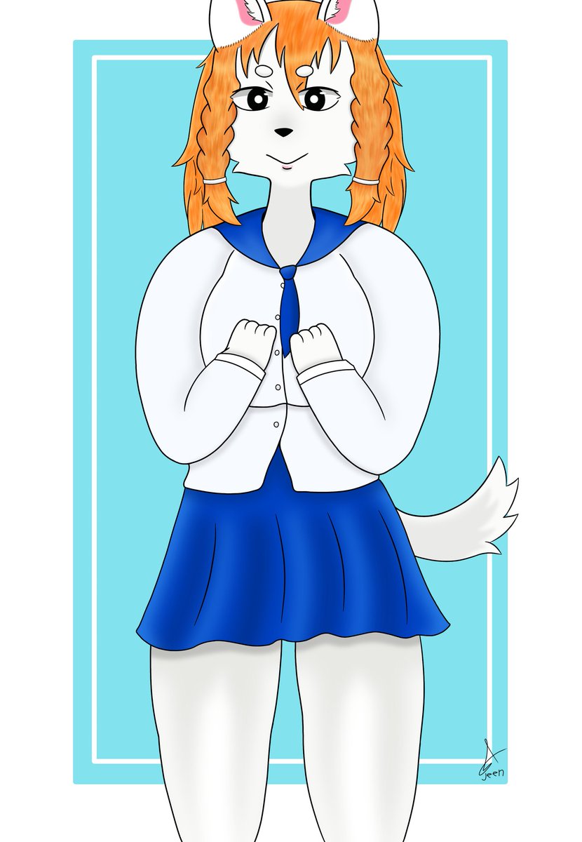 art for my friend oc on facebook it cute right! >:3✨