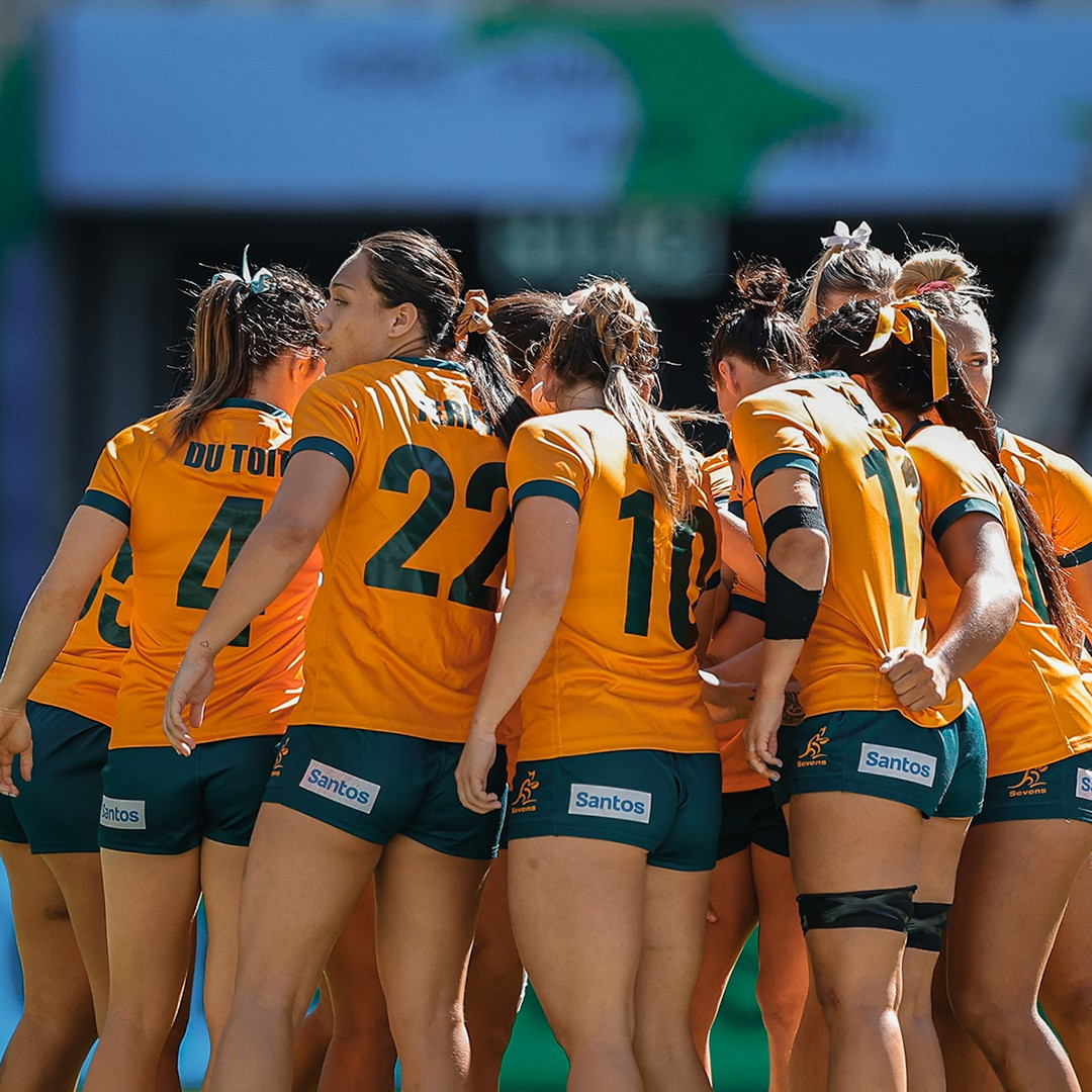 SportingScc's tweet photo. As we continue our Paris 2024 Countdown (170 days❗), we look to one of our most promising gold medal contenders .. the mighty women of AU 7s 🏉💪

We cannot wait to cheer for them in Paris 🇫🇷🗣️ https://t.co/ApkcgbOQJz