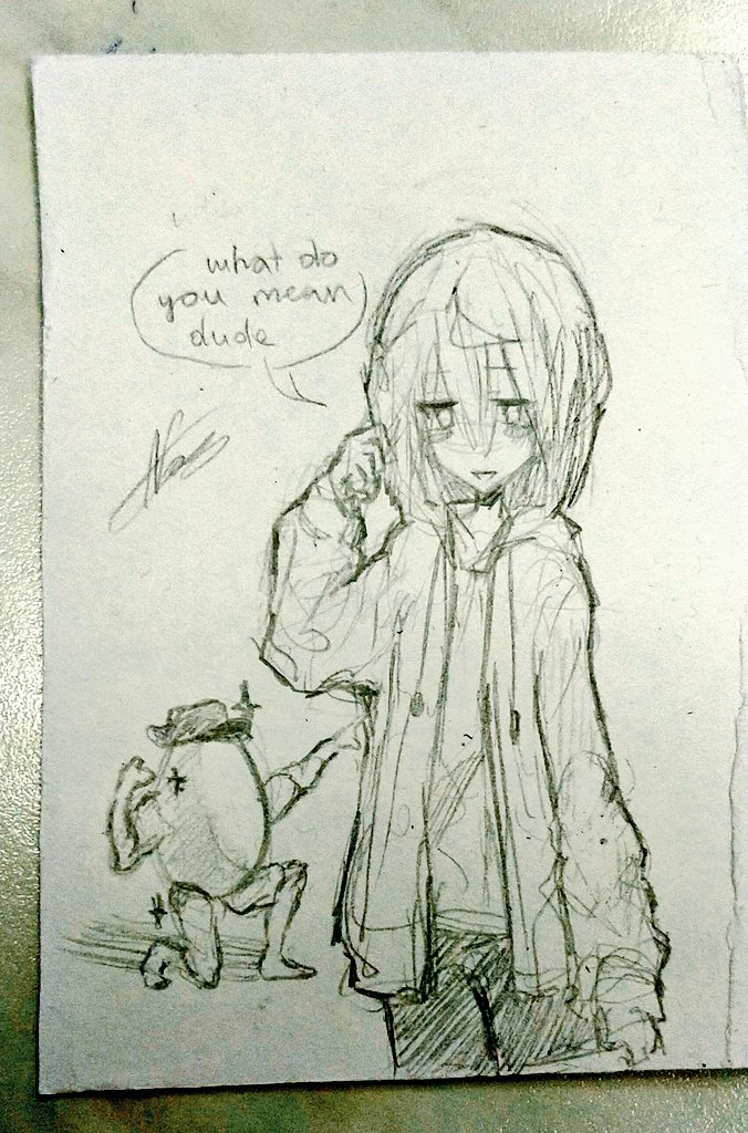 I tried to draw a storyshift chara...) #doodle #chara #storyshift #sketch