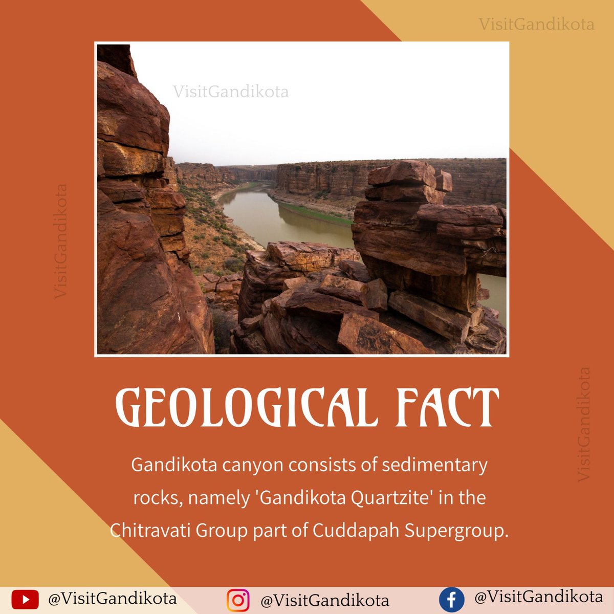 Explore the stunning geological wonders at Gandikota Canyon.
#incredibleindia 
#ministryoftourism
#swadesh_darshan
#grandcanyonofindia 
#geologicalwonders 
#geologicalfacts 
#kadapacollector 
#kadapacommissioner
