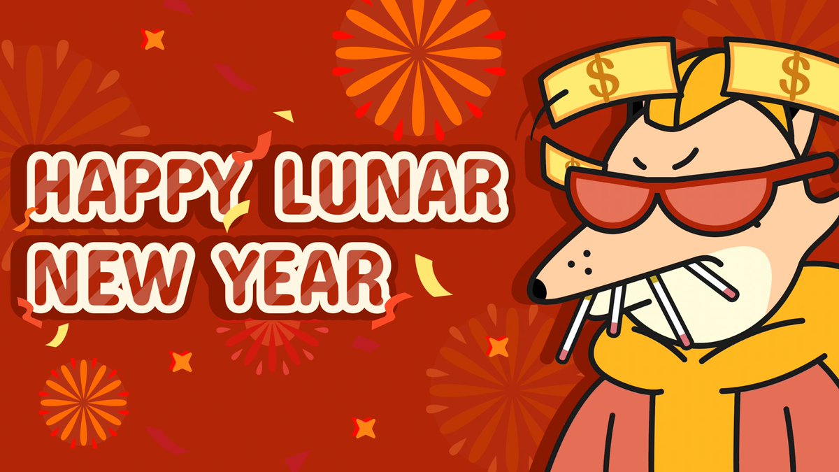 Happy Lunar New Year to all those who celebrate! 🧧 🦊Yolofox to the moon! 🔥🔥 #LunarNewYear #Web3 #NewYear2024