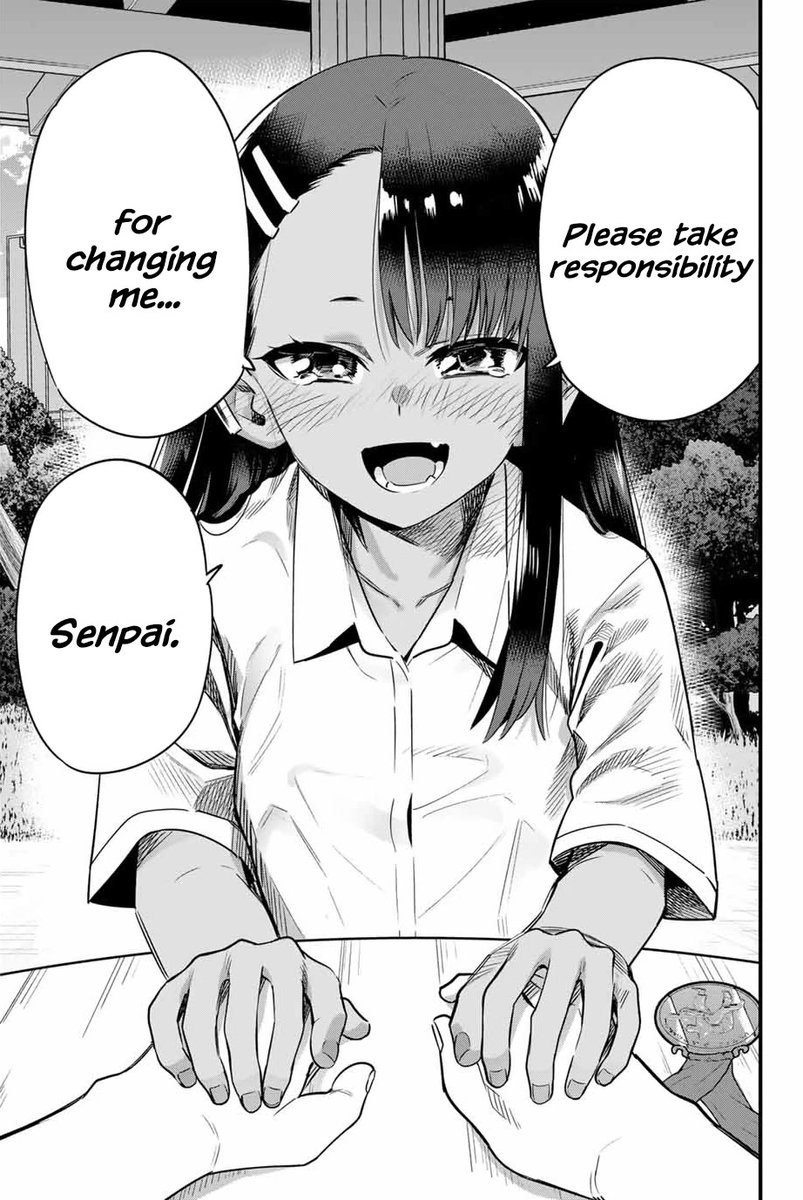 SLD1330's tweet photo. This is definitely better than the webcomic💀
#spoiler #nagatoro https://t.co/tK0OHJ3mPu