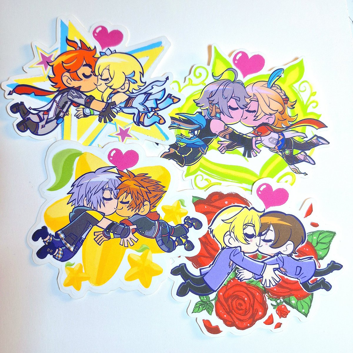 krystalmelodie's tweet photo. Just dropped some new products in da shop! ⭐️❤️💕🫡🫶 
#GenshinImpact #ScottPilgrim #chilumi #kavetham #tamaharu #soriku https://t.co/kQAYd55YOh