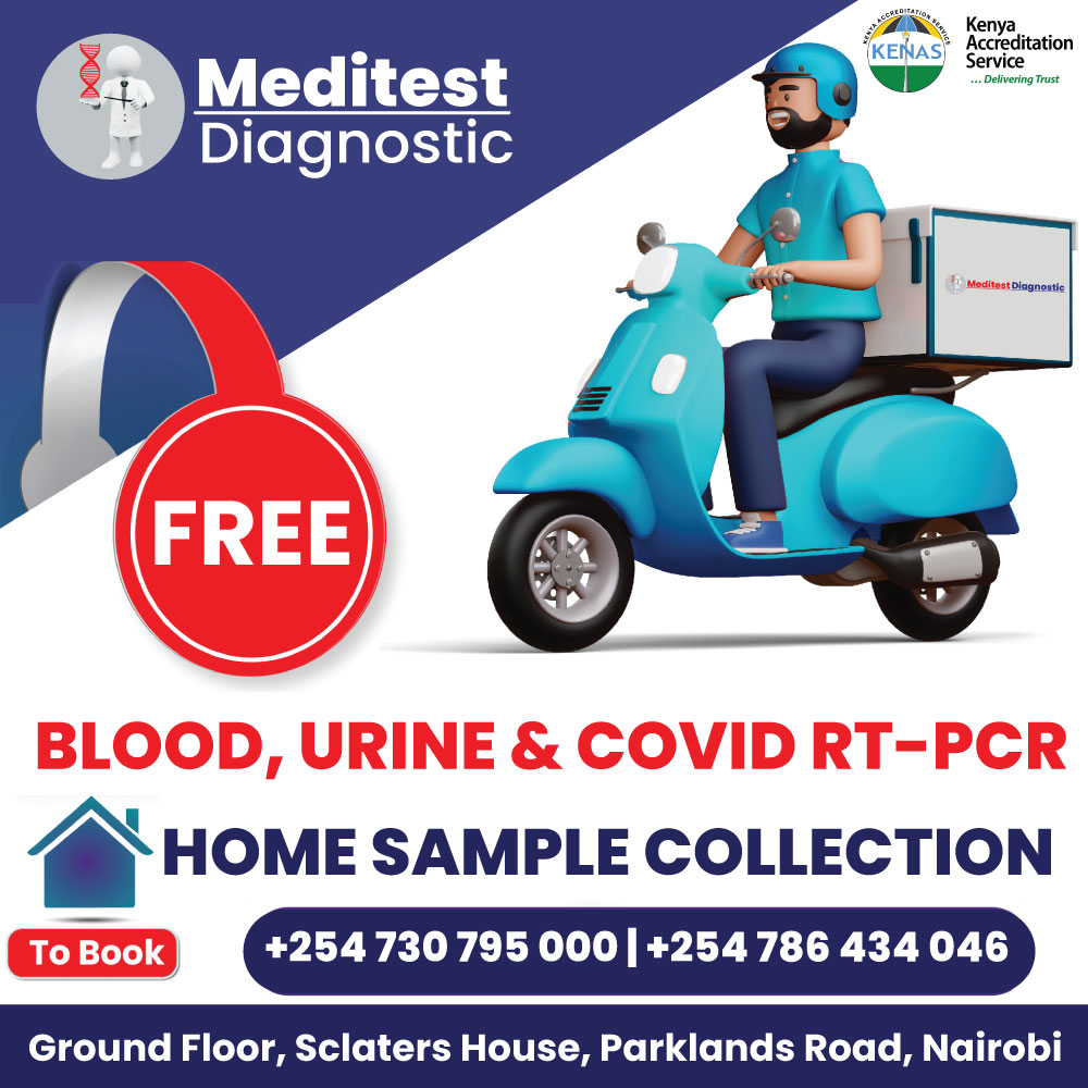 Meditest_Hsp's tweet photo. Convenient and Free: Get Your Lab Tests Done at Home.
Experience the convenience of healthcare at your doorstep!
We Avail our free home sample collection services for laboratory tests.
#sampleathome #Ciru #oguda #kikuyus #marriage #kabogo #hussein #NTSA #nanyuki #depression https://t.co/H6hDnuI9vA
