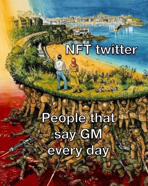 Gm to all the NFT bros