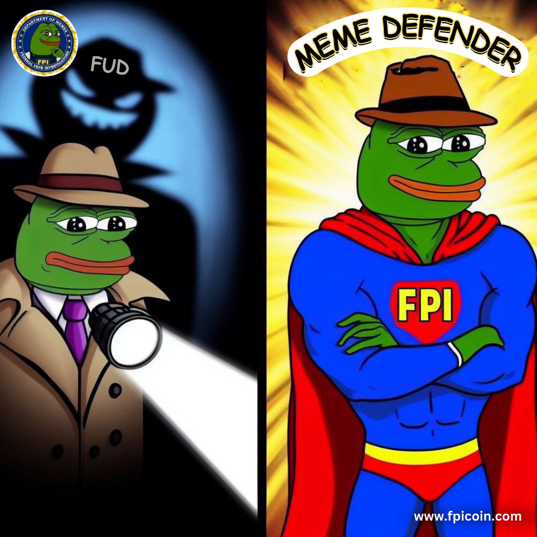 FUD monsters got you scared? 🧌  

Don't worry, FPI's got your back (and blockchain)!💪   

👉Join the Meme Defenders squad and laugh the FUD away: t.me/fpi_coin   

#FPIAgentsAssemble #MoonMission