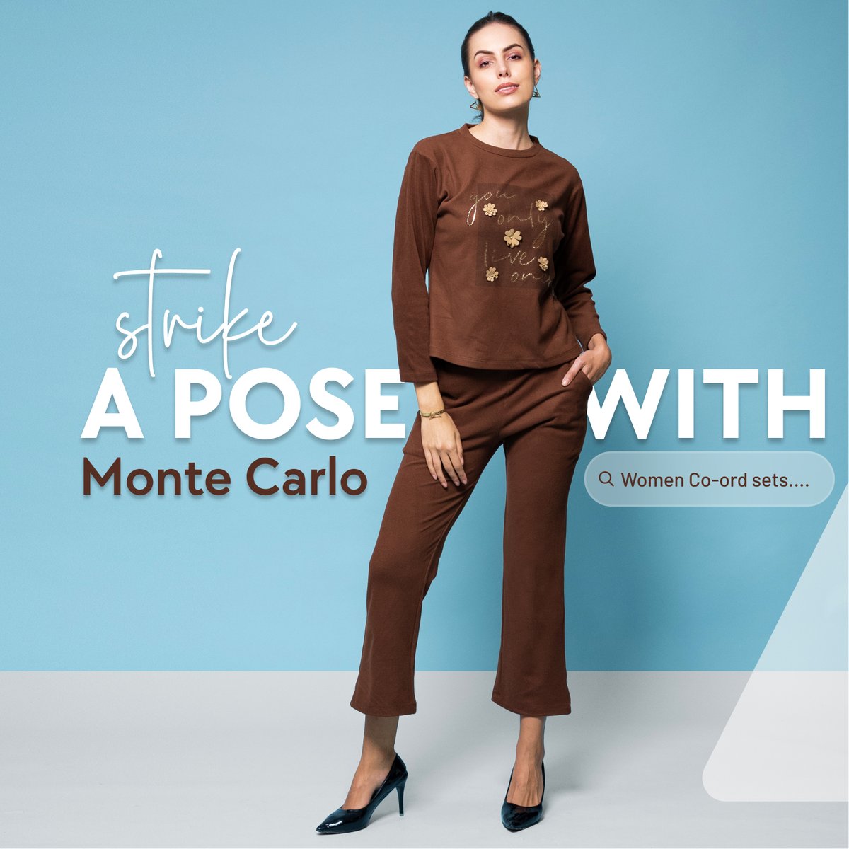 montecarlostyle's tweet image. Show up at all those winter brunches looking like nothing but gorgeous. Just pick a #coord set to never stay out of fashion.
#montecarlo #montecarlostyle #coordset #womenfashion #wednesdaymood #WomenFashionInspo #WinterFashionBabe #FashionistaWomen #WinterStyleGoals
