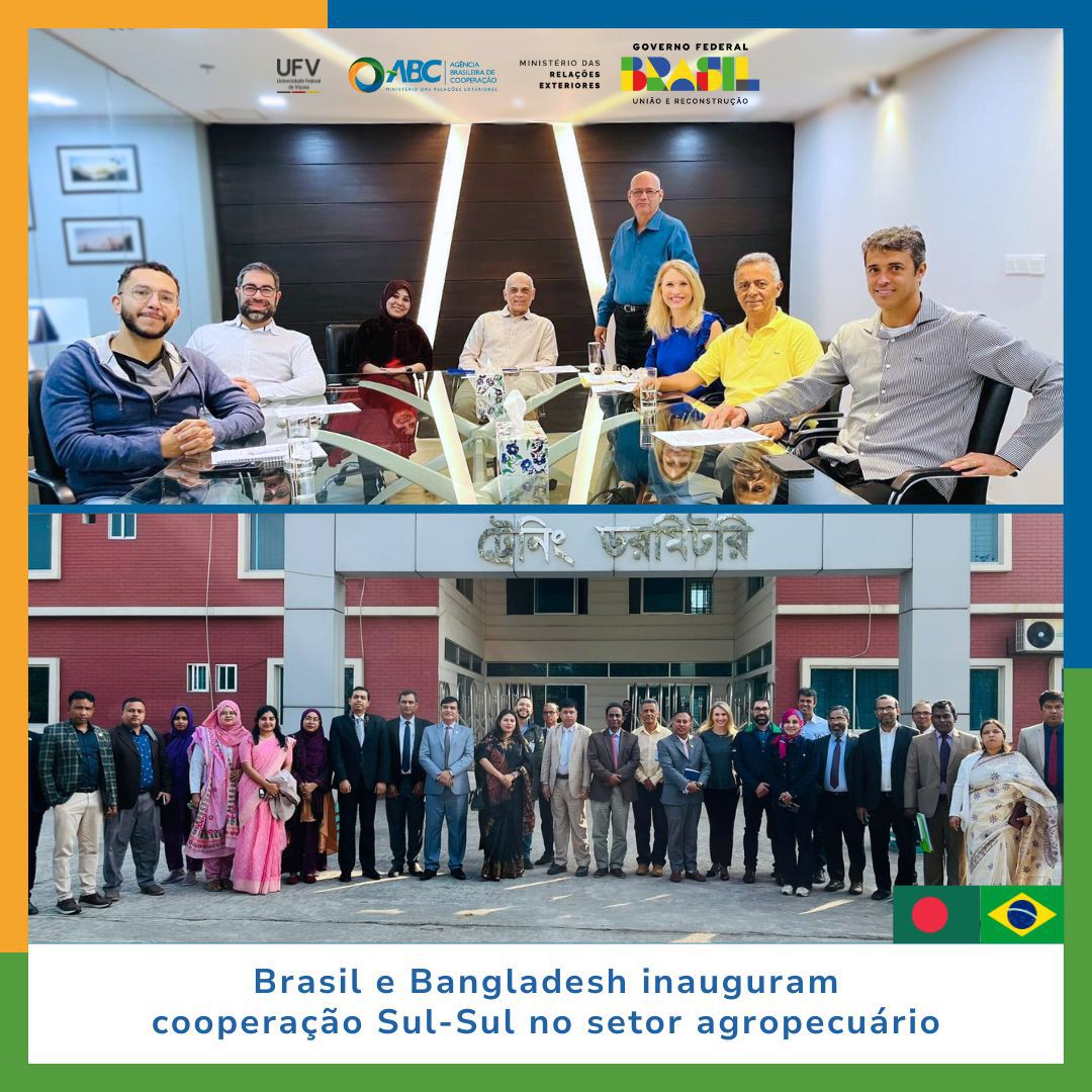 Uma delegação brasileira esteve em Bangladesh, de 27 de janeiro a 03 de fevereiro, em missão de prospecção para desenvolver ações de cooperação sobre pecuária de corte e de leite.