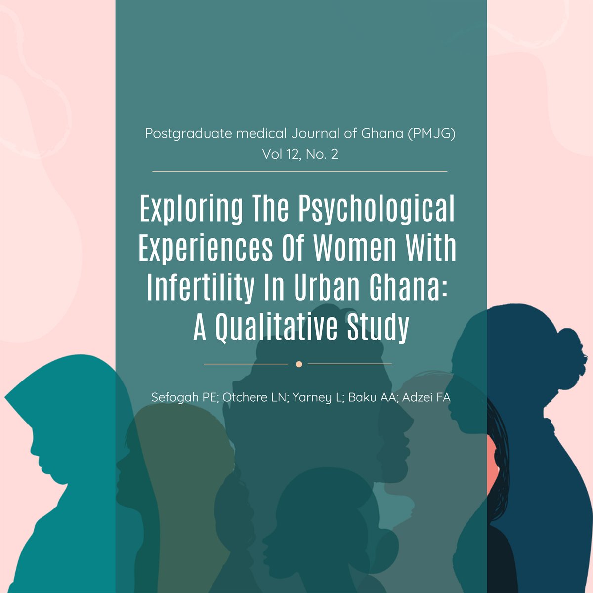 A study was conducted to assess the psychological experiences entailed in the daily lives of women coping with infertility in urban Ghana. Read about this study in the PMJG journal.gcps.edu.gh/index.php/pmjg…