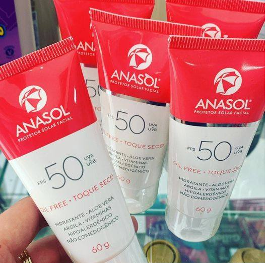 Anasol FPS 50 – Protetor Solar Facial 60g
