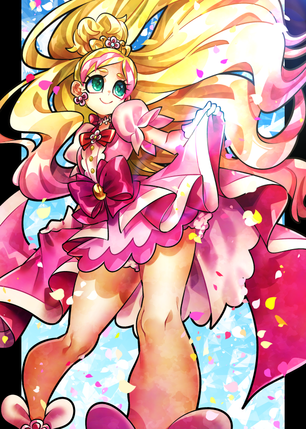 春野はるか 「キュアフローラさん 」|SeNMUのイラスト