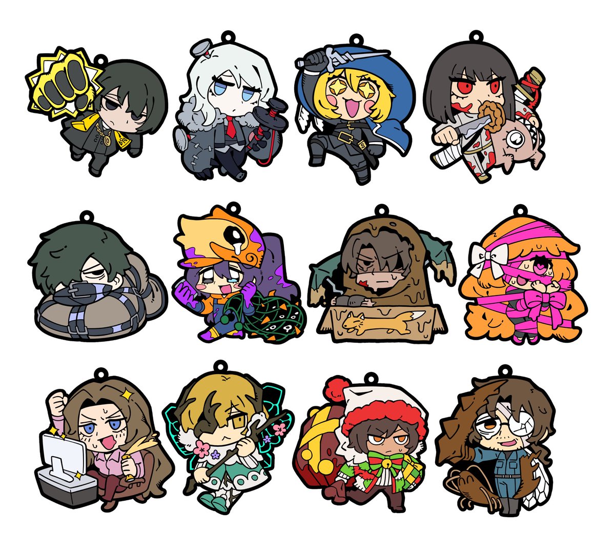 #リアルダズムンお品書き
2/11 UNLIMITED EX16のダズムン6.5で囚人12人の人格・EGOアクキーを頒布します
西4ホール マ01b「Feat.ヒロイン」
イベント終了後に通販を予定しています
リプに続きます 