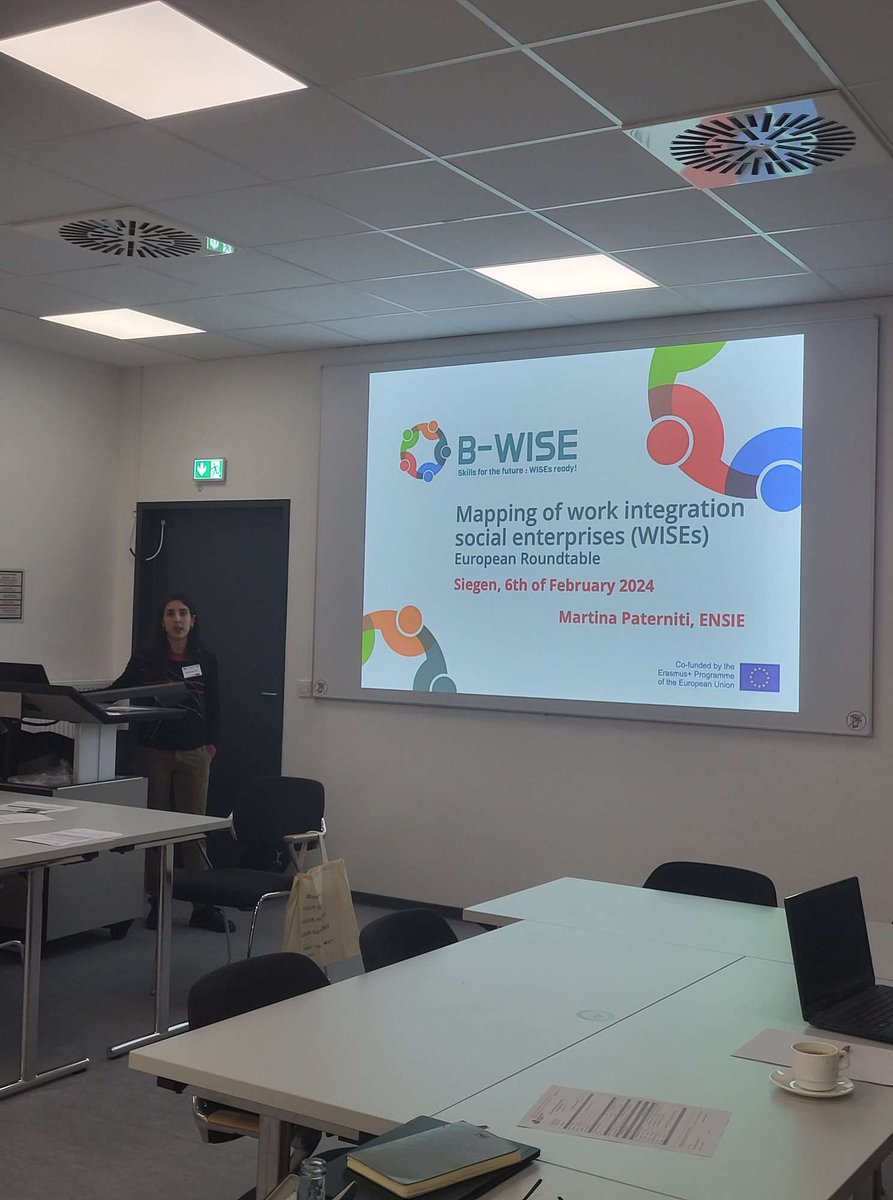 bwise_project's tweet image. B-WISE was presented earlier today at the European Round Table on Social Entrepreneurship, organised by @UniSiegen. 

The #BWISE project showcased local innovation in social services. Academics and practitioners explored its success and potential for a wider European impact.